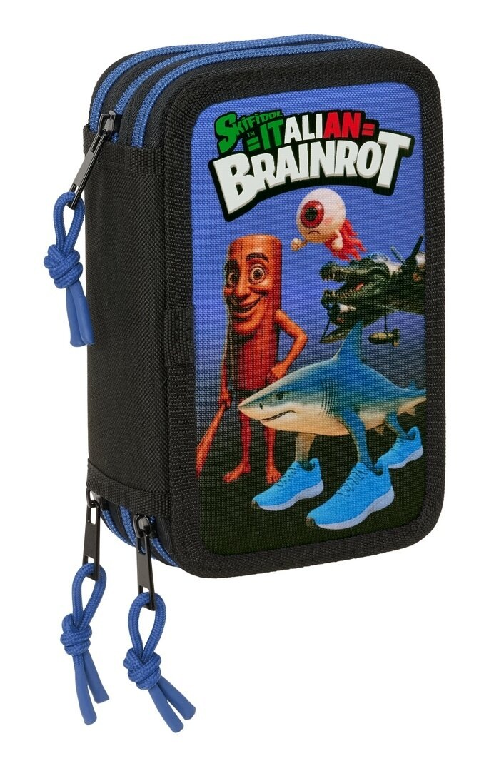 ITALIAN BRAINROT ROBLOX GAME potrójny piórnik z wyposażeniem