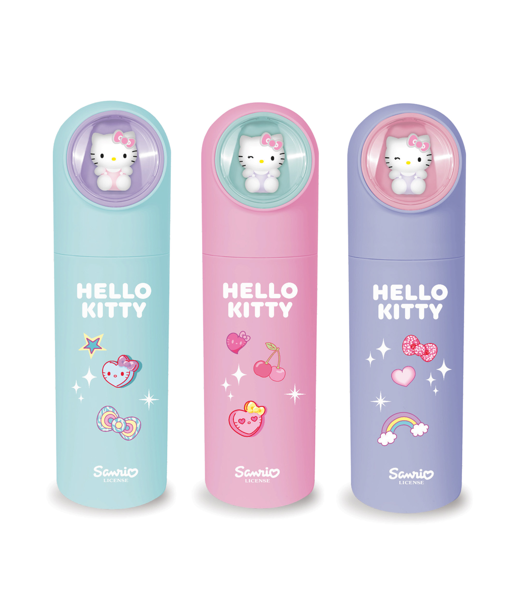 HELLO KITTY - PIÓRNIK TUBA /TWARDY/ - DISPLAY 12 SZT MIX - PINK 1 /12/