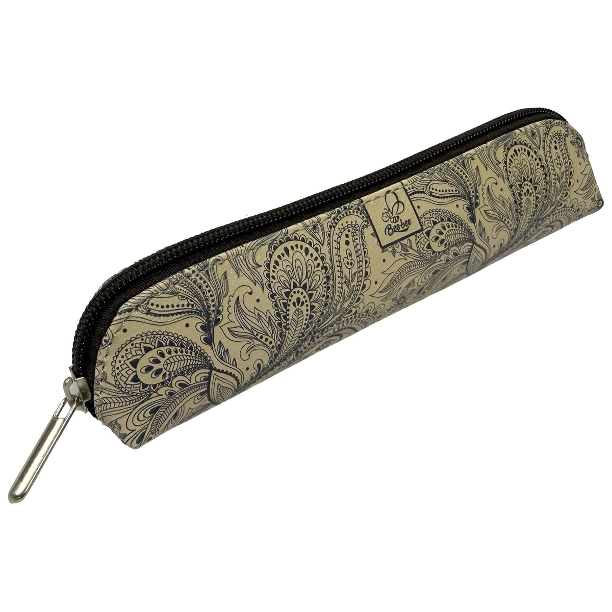 Etui saszetka piórnik mini PAISLEY BEŻ