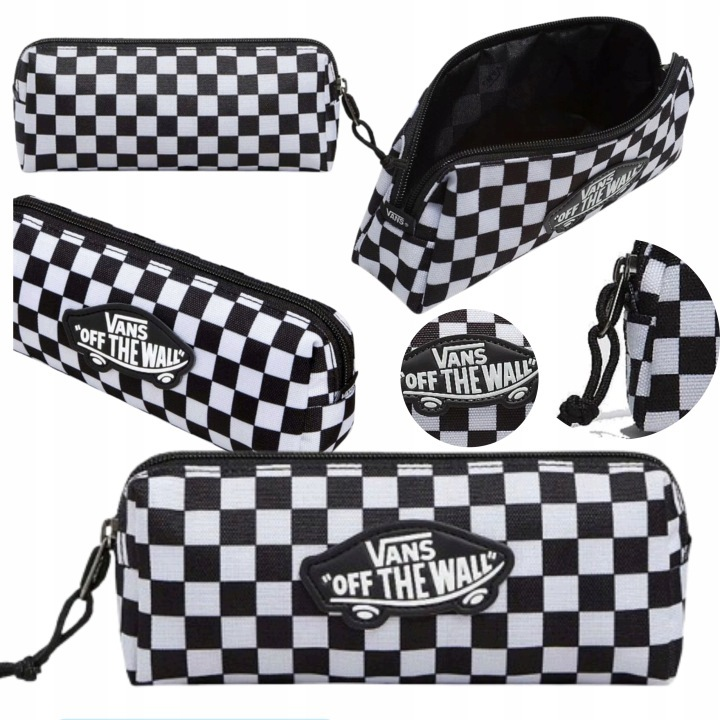 PIORNIK SZKOLNY VANS SZACHOWNICA SASZETKA CZARNO BIALY OLD SKOOL TUBA