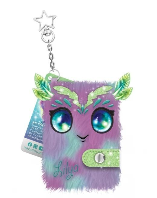 Pluszowy mini notatnik z zawieszką Lilya - Nebulous Stars