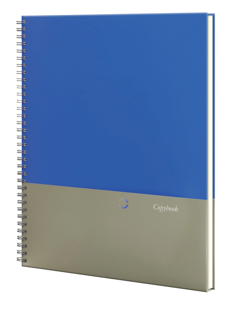 Zeszyt A4 w linie COPYBOOK Open Design na spirali niebieski