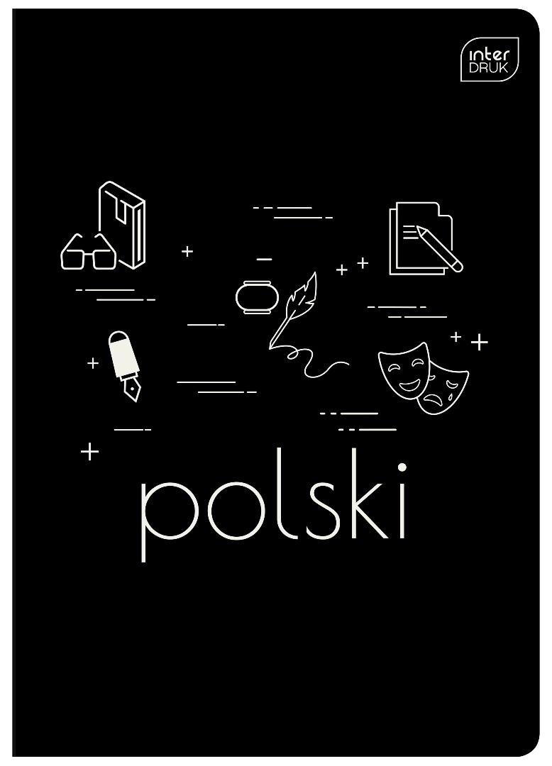 Zeszyt A5/60k kratka J. Polski (10szt) - INTERDRUK