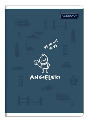 Zeszyt A5/60k kratka J. angielski (10szt) ASTRA - ASTRA papiernicze