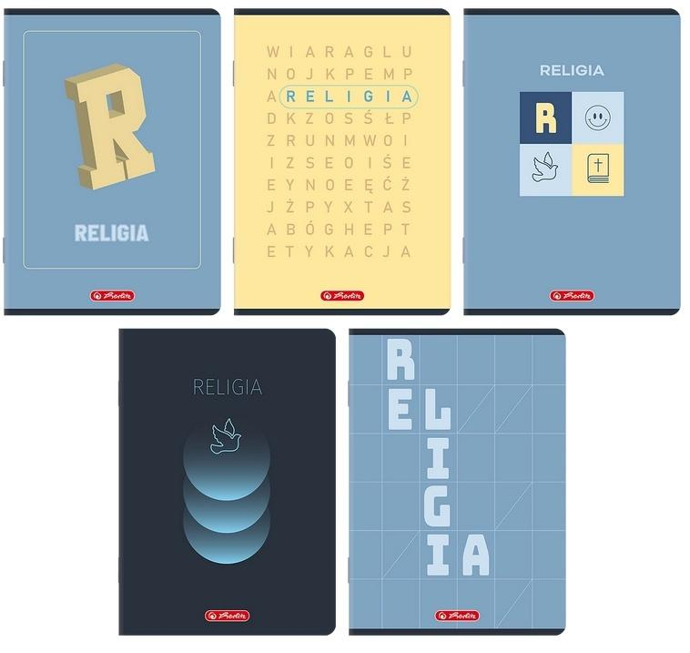 Zeszyt A5/60K kratka Religia (10szt) HERLITZ