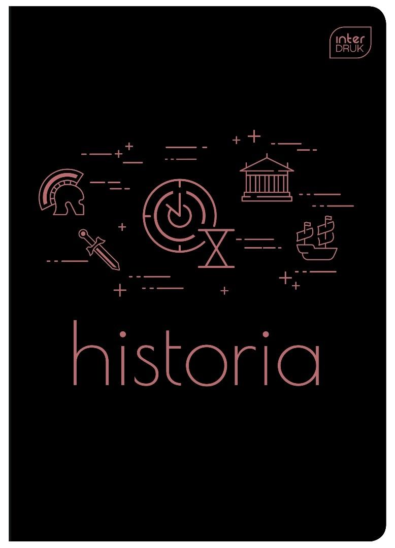 Zeszyt A5/60K kratka Historia (10szt) - INTERDRUK