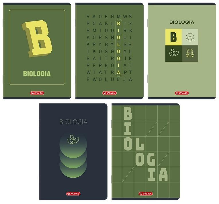 Zeszyt A5/60K kratka Biologia (10szt) HERLITZ