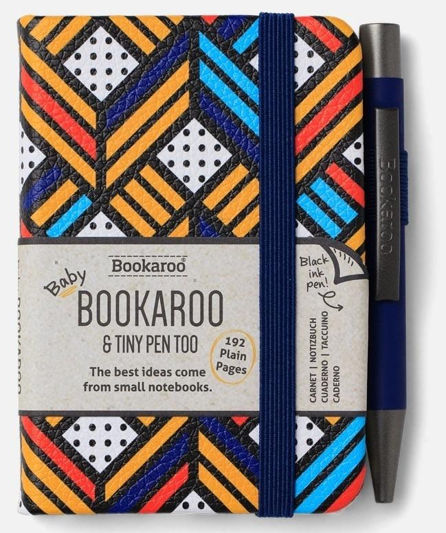 Bookaroo Notatnik A7 z długopisem - geometryczne - IF