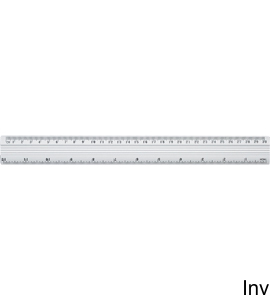 Linijka aluminiowa 30 cm Grand GR-112-30