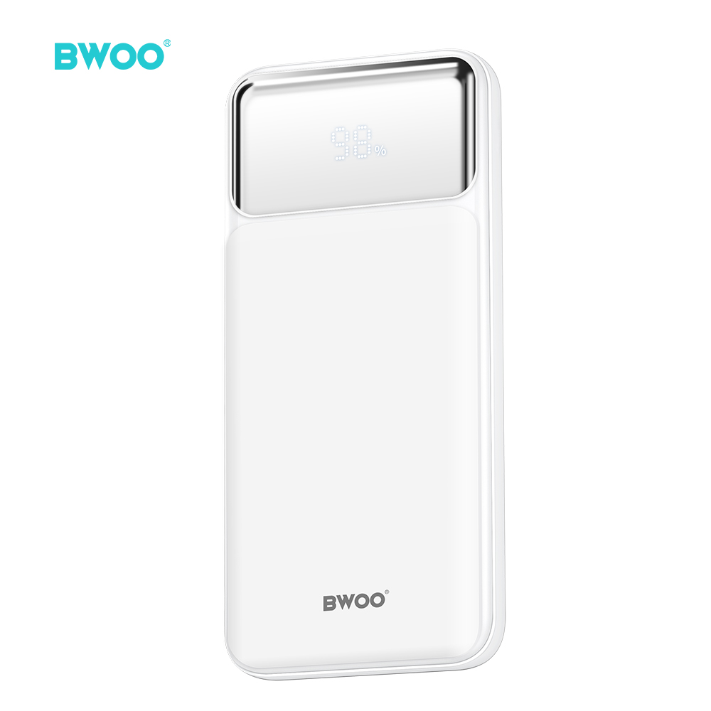 Powerbank BWOO 10000 mAh 22,5W ultracienki biały