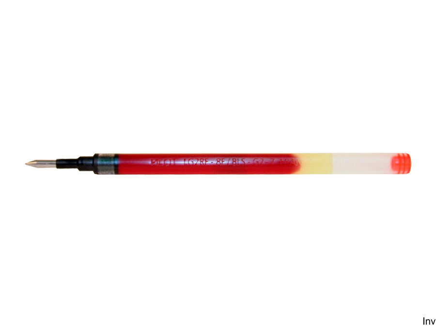 Pilot  Wkład żelowy G2 czerwony 0,25 mm do długopisów, długość linii 1300 m