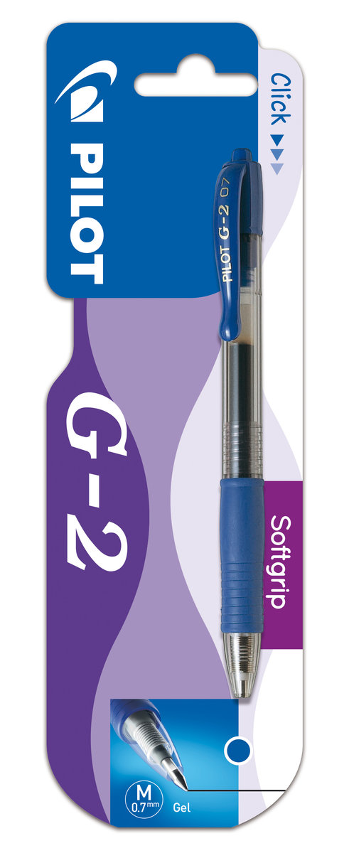 Pilot  Długopis żelowy Softgrip G-2, niebieski