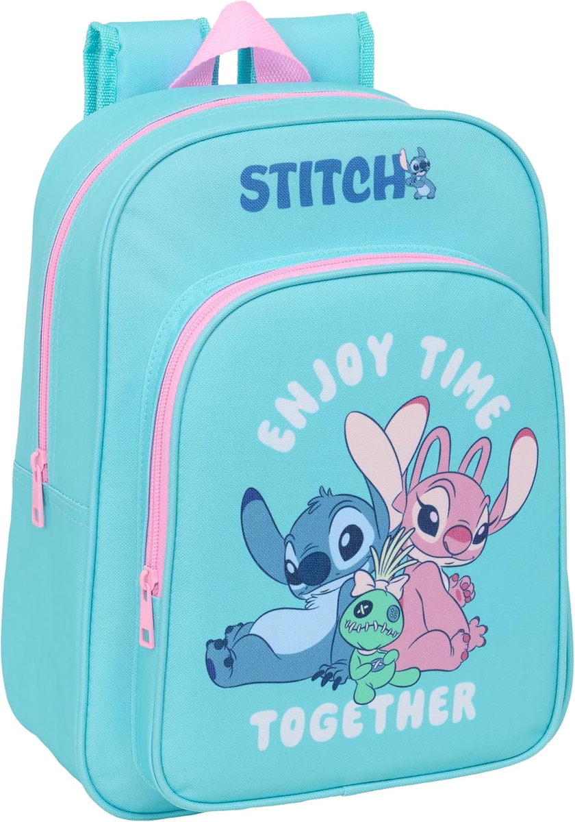 Plecak szkolny dla dzieci STITCH 26x11x34 cm wygodny do wózka
