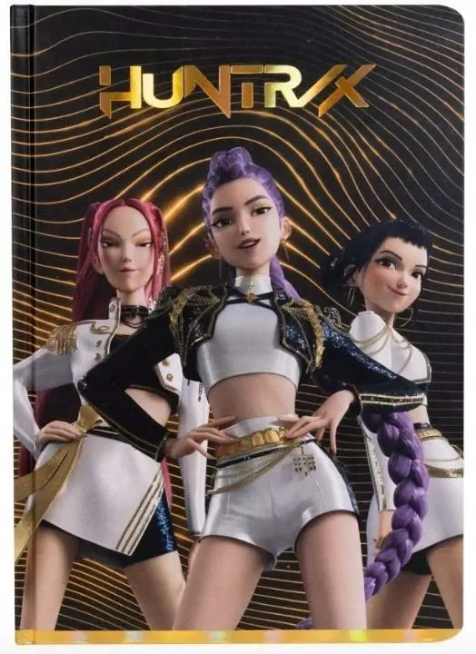 NOTES NOTATNIK ZESZYT W TWARDEJ OPRAWIE A5 K-POP DEMON HUNTERS W LINIE