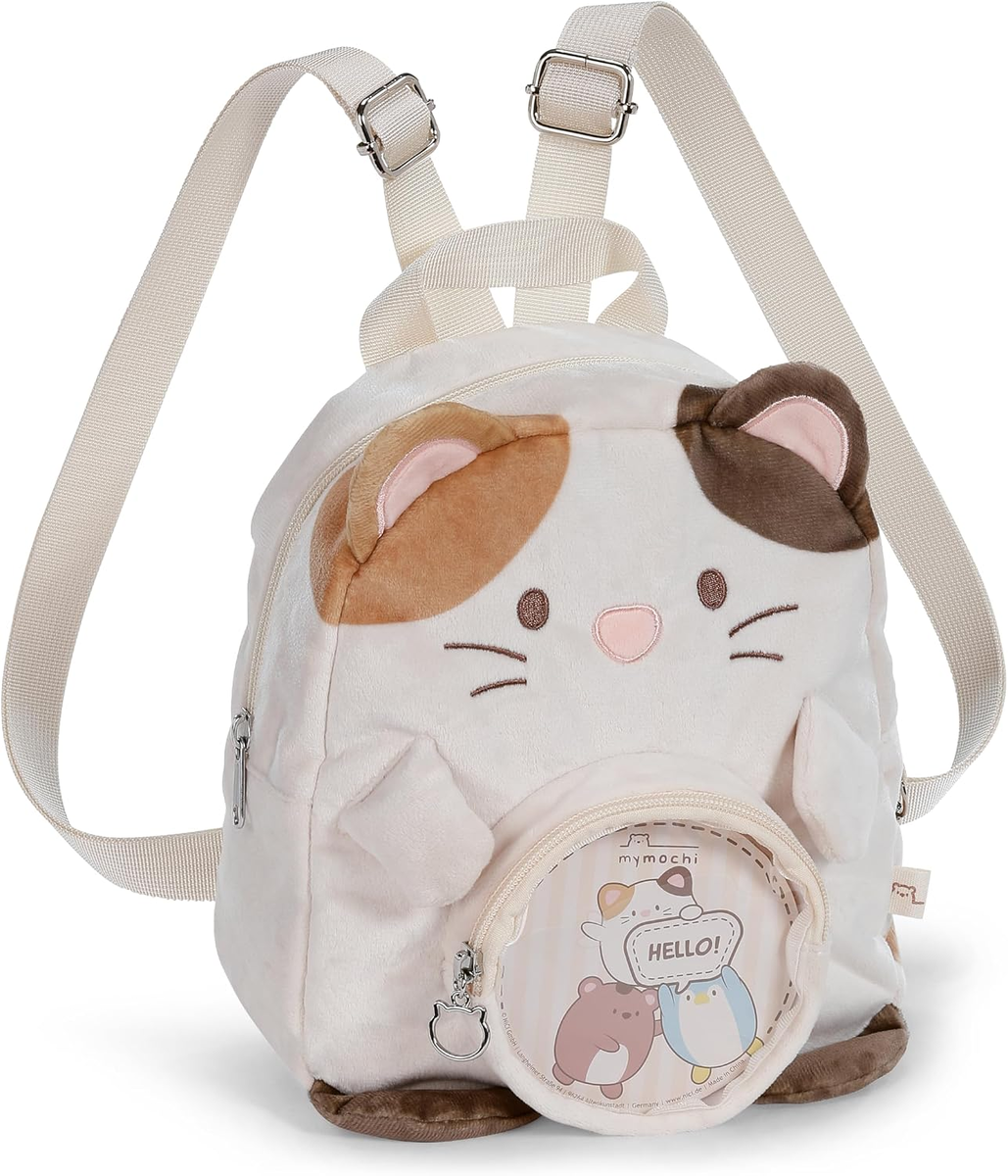 Plecak kotek do przedszkola pluszowy kawaii Angy 23x21 cm