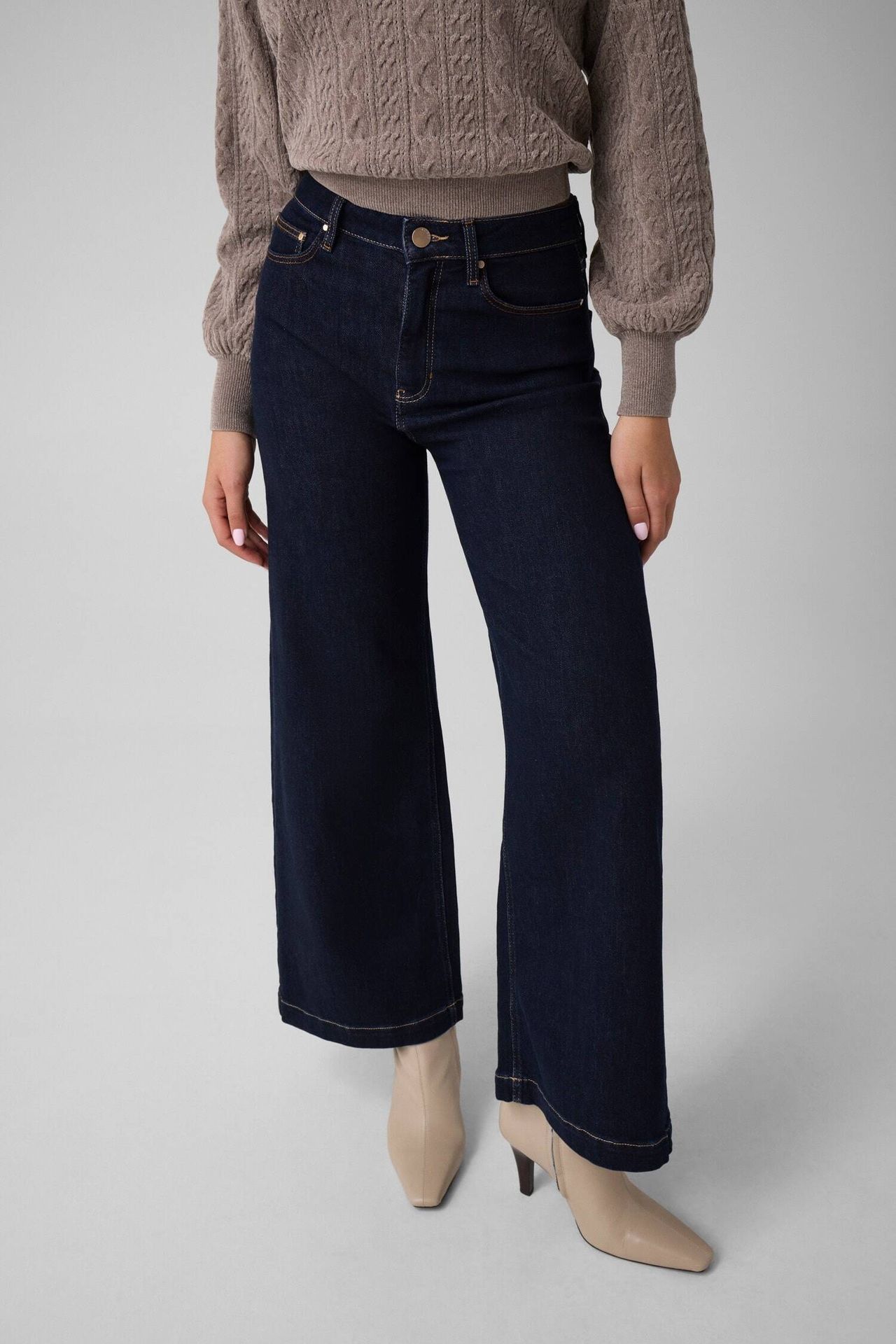 GUESS Jeansy Bellagio Relaxed fit z dodatkiem kaszmiru