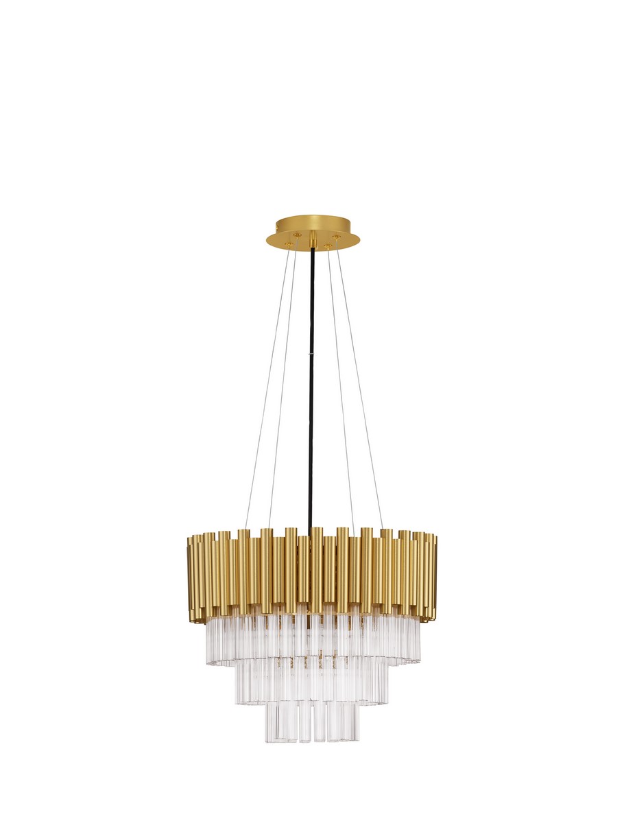 Luces Exclusivas ACATEN Wisząca Nowoczesna złoty i odcienie złota 5xE14 max 5W LE43564