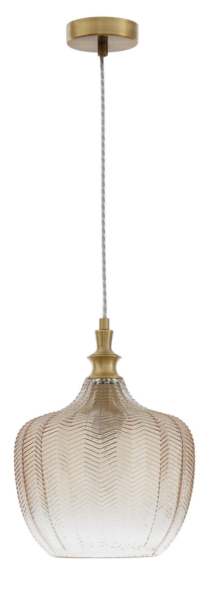 Luces Exclusivas BURGOS Wisząca 1xE27 LED szampański/mosiądz LE41916