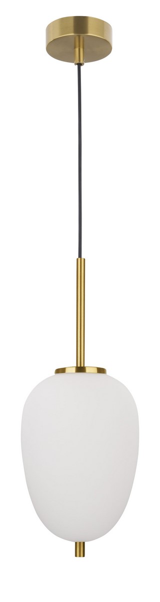 Luces Exclusivas PILAR Wisząca 1xE14 LED biały/antyczny mosiądz LE41759