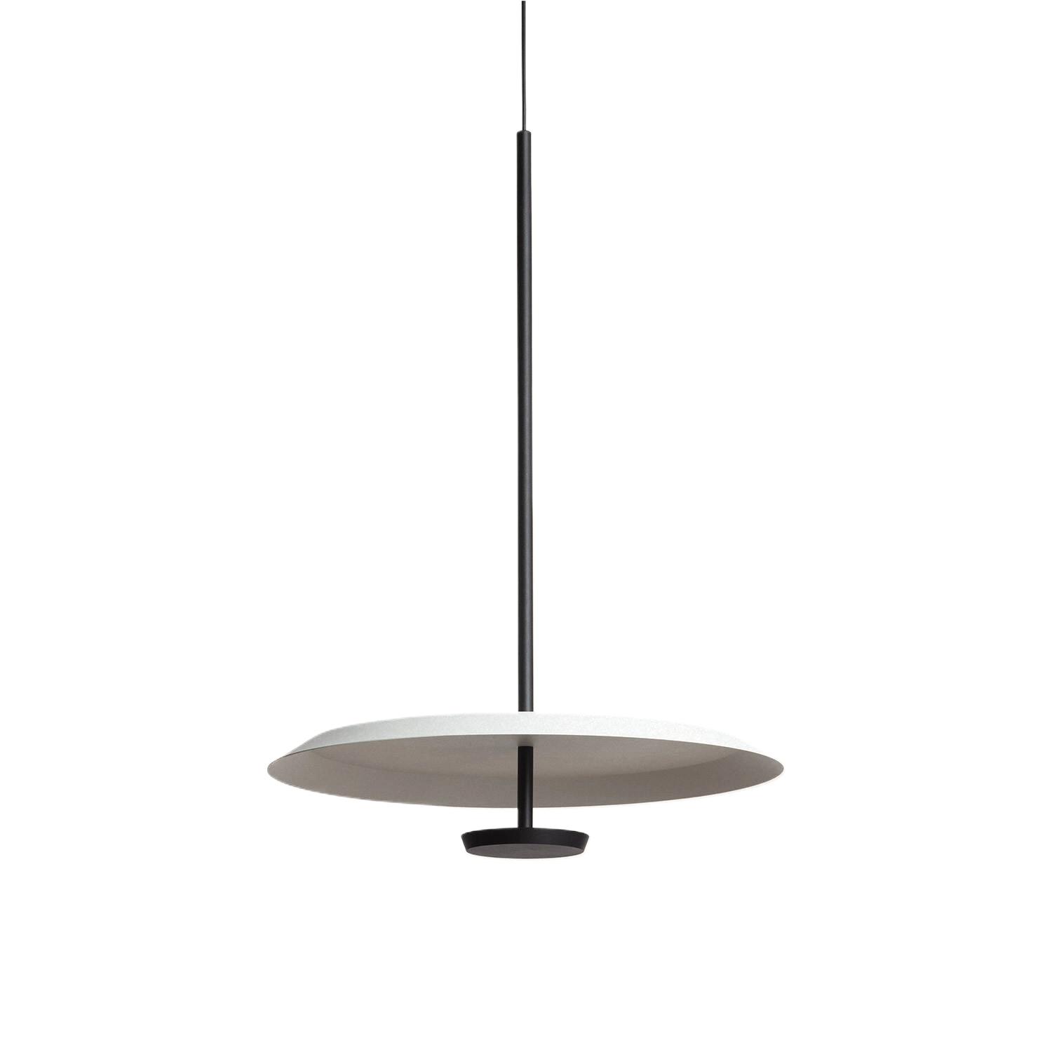 Abruzzo Lampa Wisząca okrągła Biało-czarna Ø40cm 10W Rotonde ABR-LWO-RTO-10W-BZ