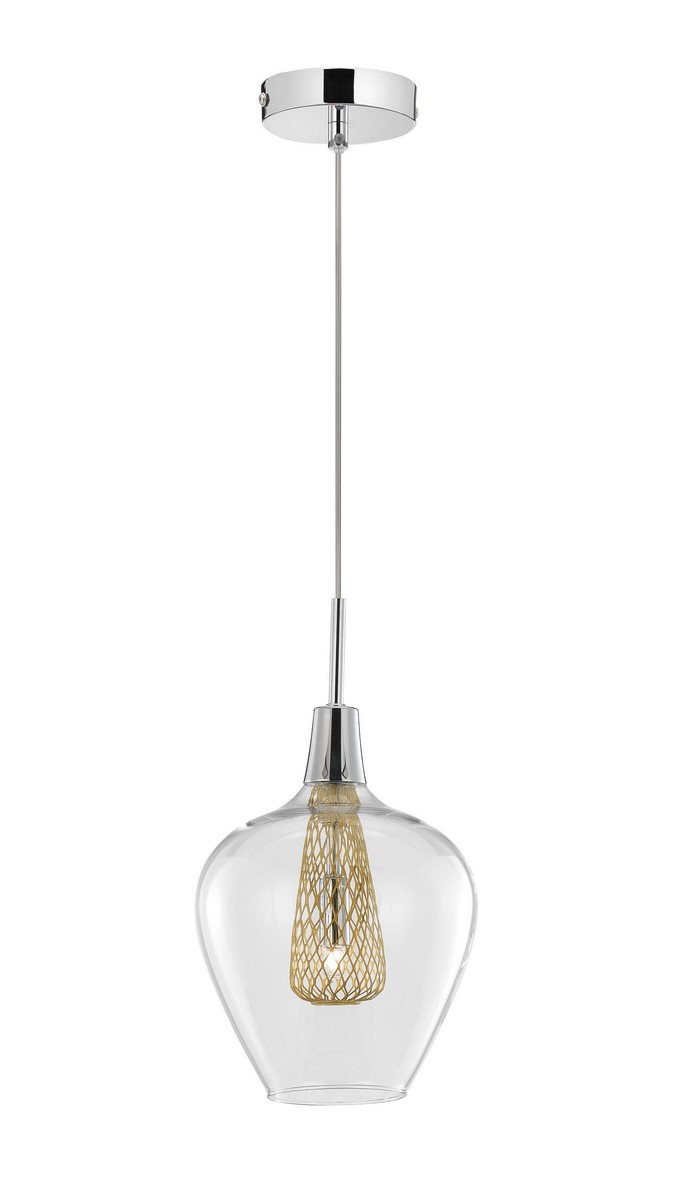 Luces Exclusivas ZARZA Wisząca 1xG9 LED Złoty LE41844