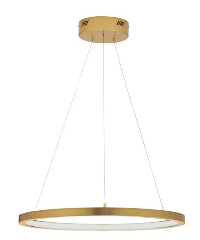 Luces Exclusivas IRUN Wisząca Nowoczesna złoty i odcienie złota 1xLED max 35W 3000K LE43302