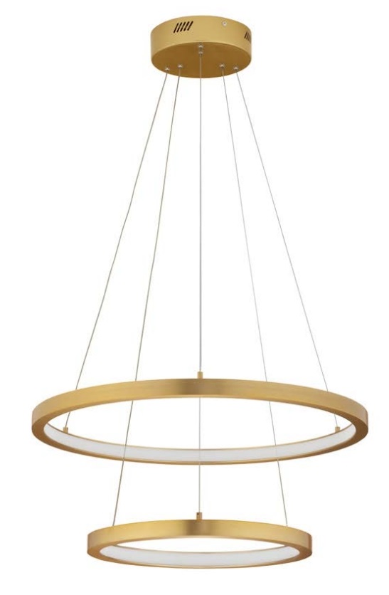 Luces Exclusivas IRUN Wisząca Nowoczesna złoty i odcienie złota 2xLED max 60W 3000K LE43303