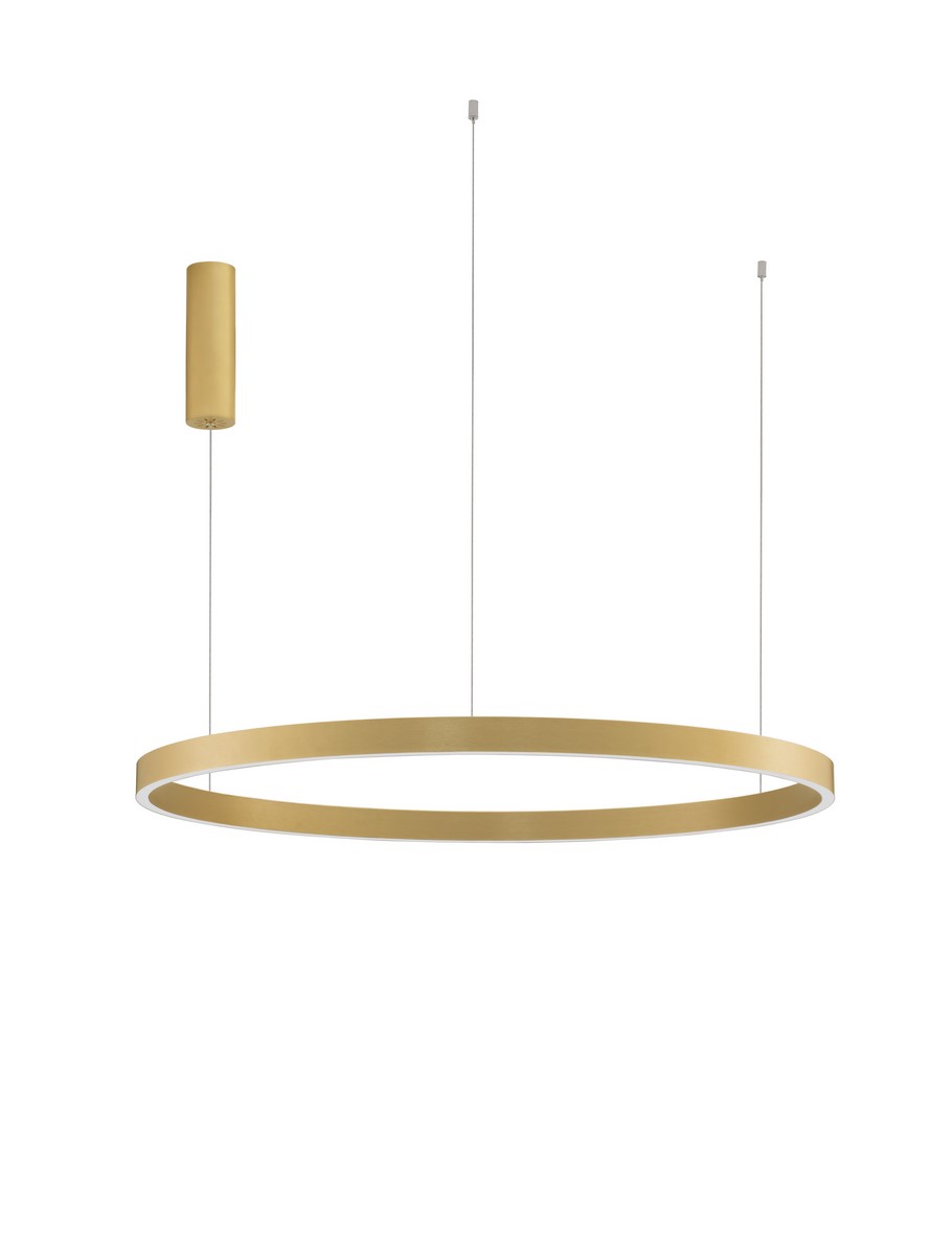 Luces Exclusivas BARI Wisząca Nowoczesna złoty i odcienie złota 1xLED max 106W 3000K LE43251