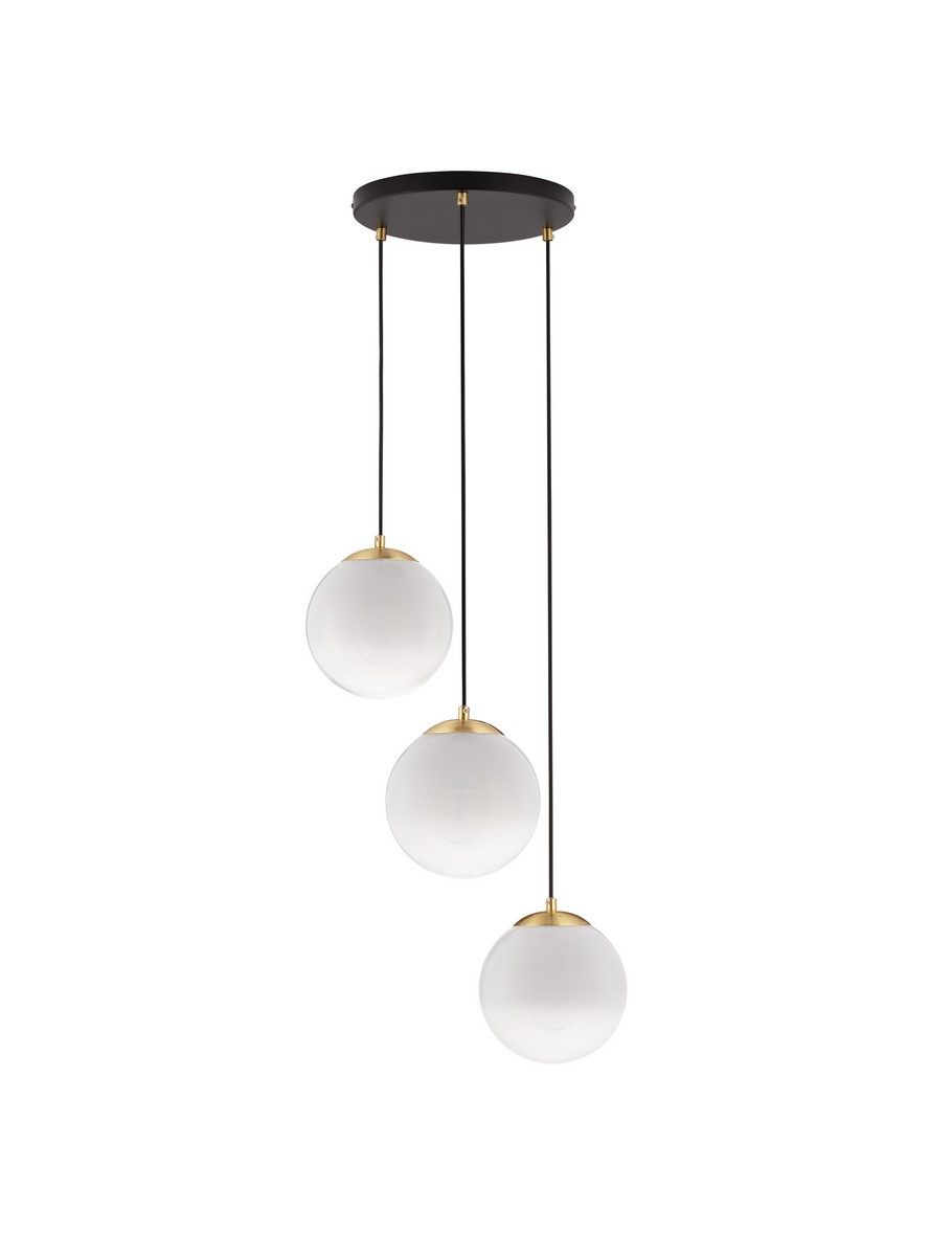 Luces Exclusivas ADELA Wisząca Nowoczesna złoty i odcienie złota 3xE27 max 12W LE43361