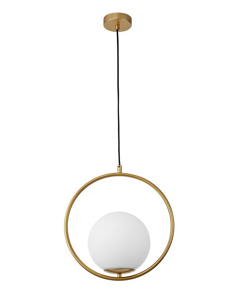 Luces Exclusivas RENGO Wisząca 1xE27 LED złoty mosiądz LE41770