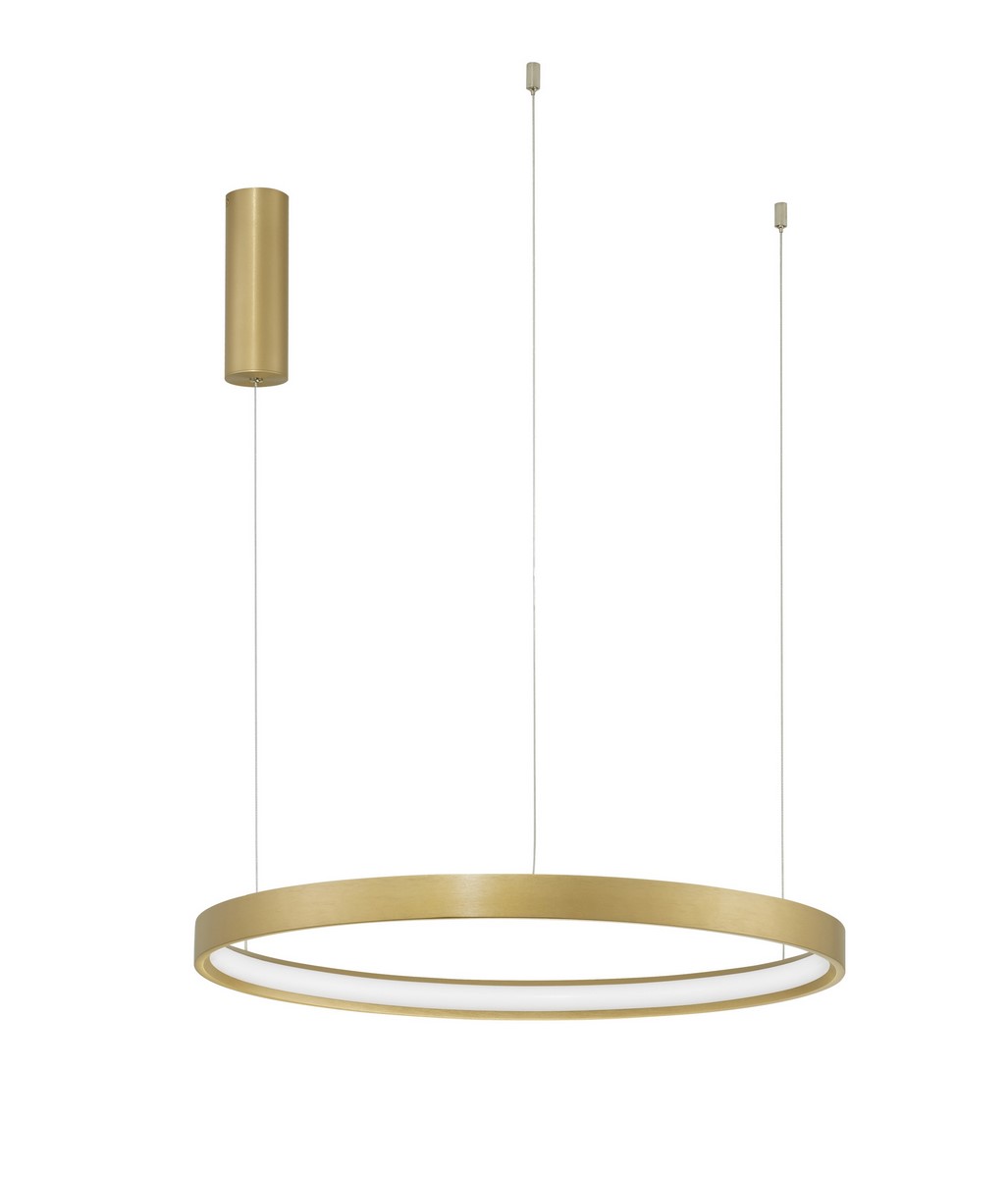 Luces Exclusivas ZACAPU Wisząca Nowoczesna złoty i odcienie złota 1xLED max 42W 3000K LE42790