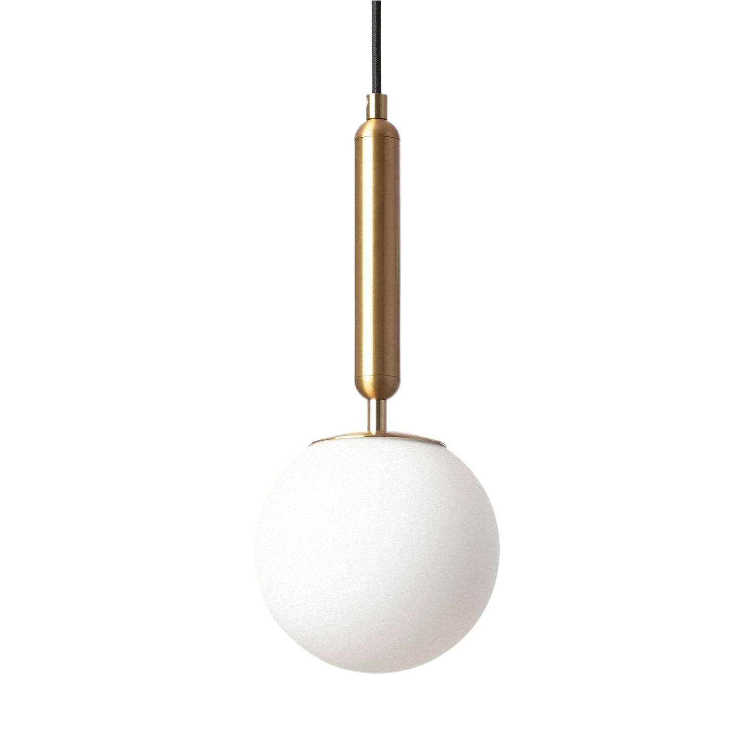 Abruzzo Lampa Wisząca szklana Kula Ø15cm Złota Sigma ABR-LWSO-15S