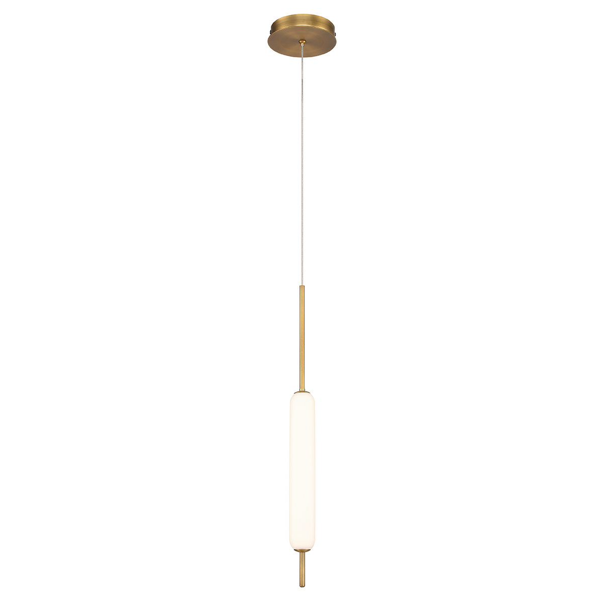 Quintiesse Lampa wisząca Cumberland - 1 źródło światła - Szczotkowane złoto Elstead Lighting QN-CUMBERLAND-1P-BG