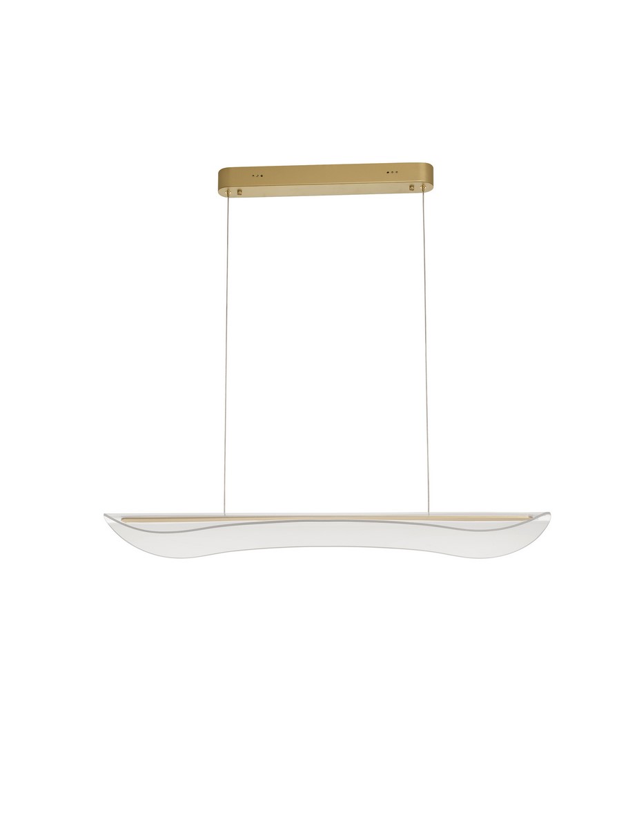 Luces Exclusivas COLIMA Wisząca Nowoczesna złoty i odcienie złota 1xLED max 34W 3000K LE43482
