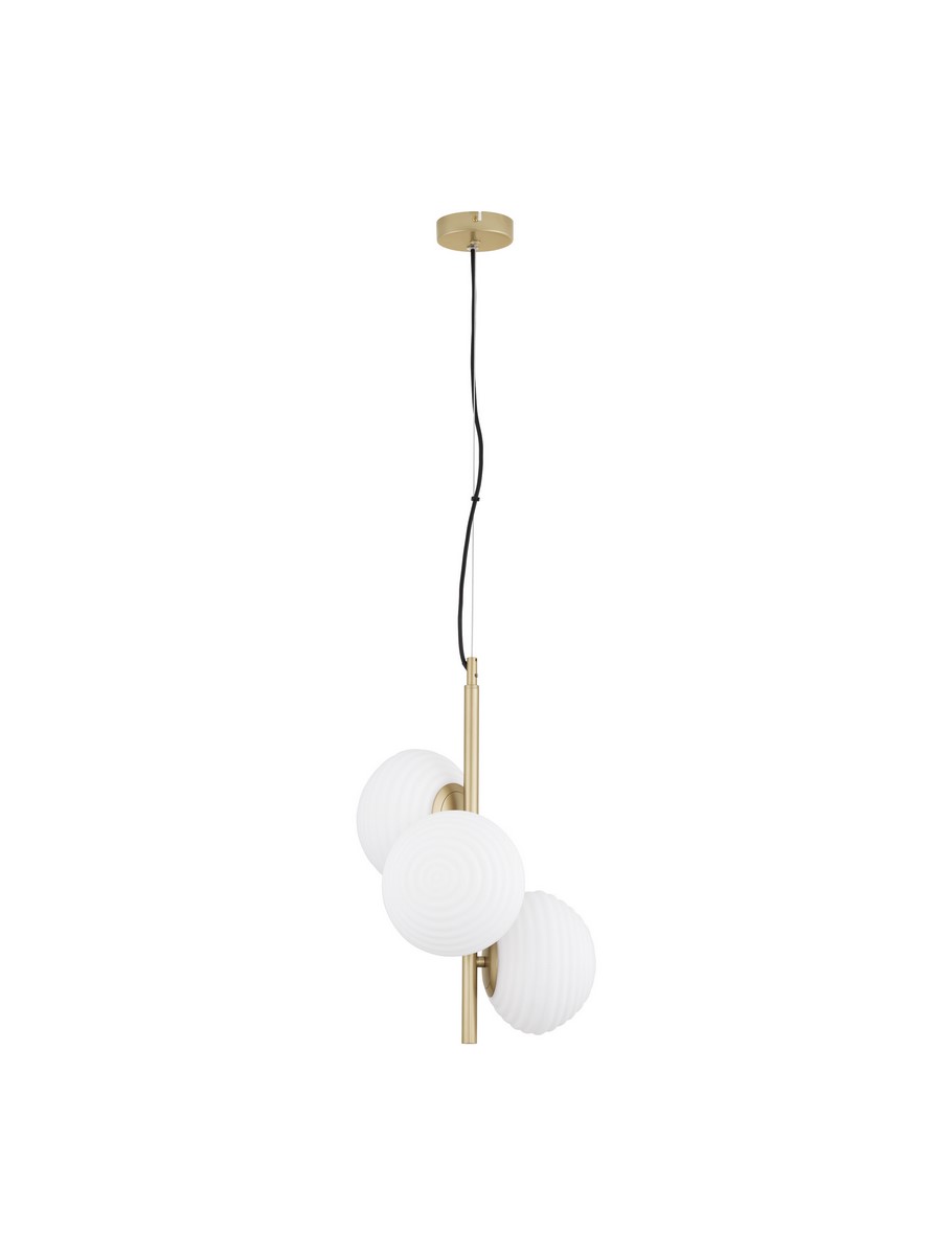 Luces Exclusivas BALAJU Wisząca Nowoczesna złoty i odcienie złota 3xE14 max 5W LE43681