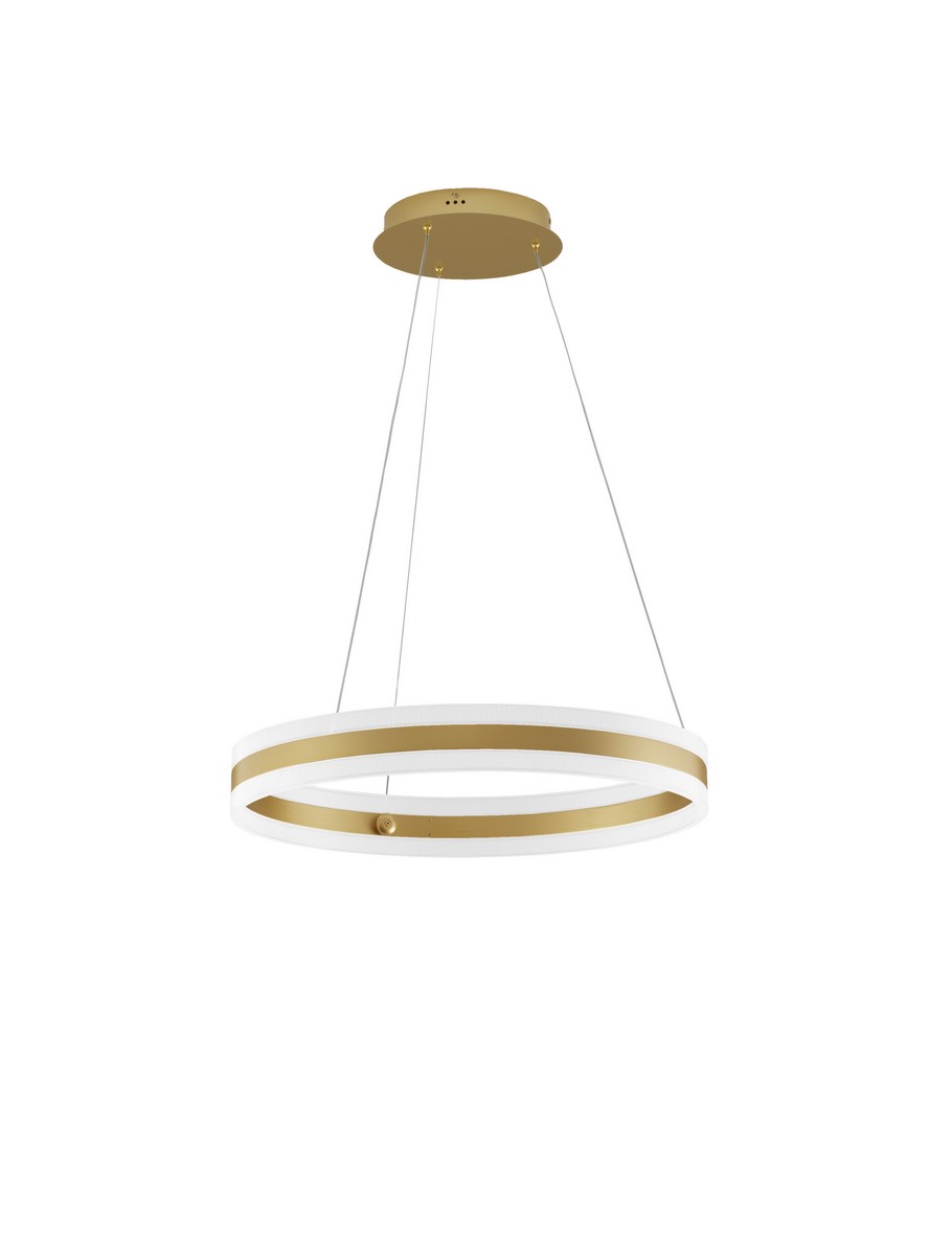Luces Exclusivas COLIMA Wisząca Nowoczesna złoty i odcienie złota 1xLED max 75W 3000K LE42753