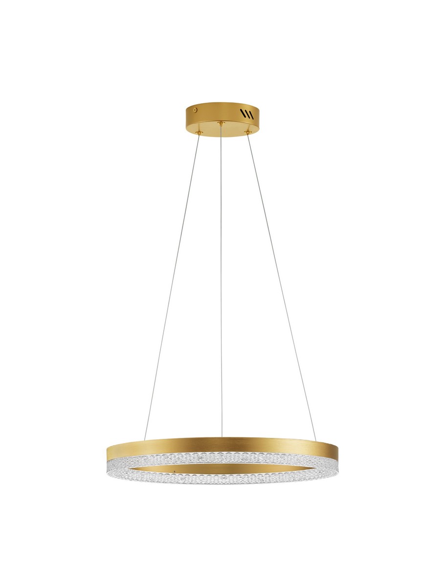 Luces Exclusivas ACACIO Wisząca Nowoczesna złoty i odcienie złota 1xLED max 23W 3000K LE43555
