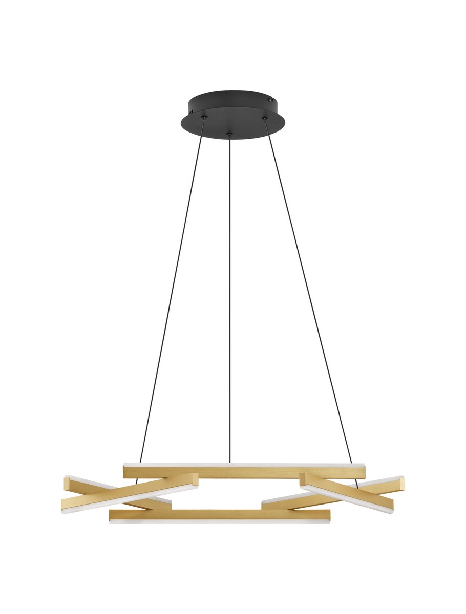 Luces Exclusivas BALTA Wisząca Nowoczesna złoty i odcienie złota 1xLED max 38W 3000K LE43529