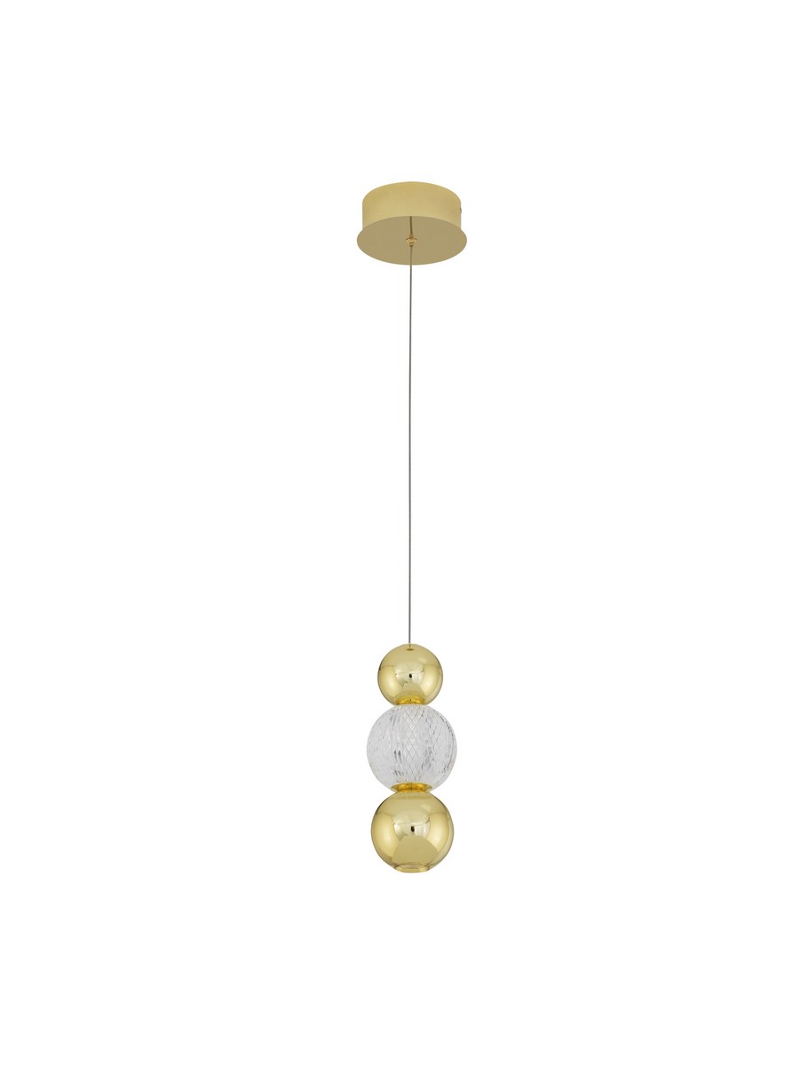 Luces Exclusivas PONCE Wisząca Nowoczesna złoty i odcienie złota 1xLED max 6W 3200K LE42699