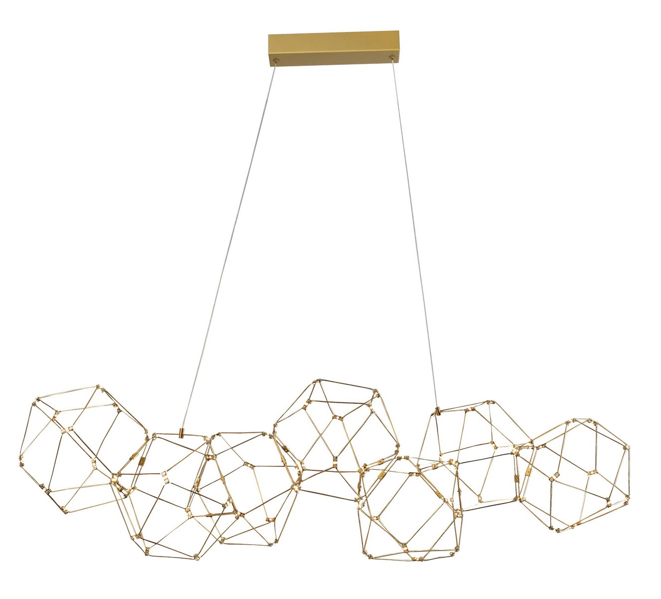 Luces Exclusivas ASIS Wisząca LED 34W 2352lm 3000K złoty LE41325
