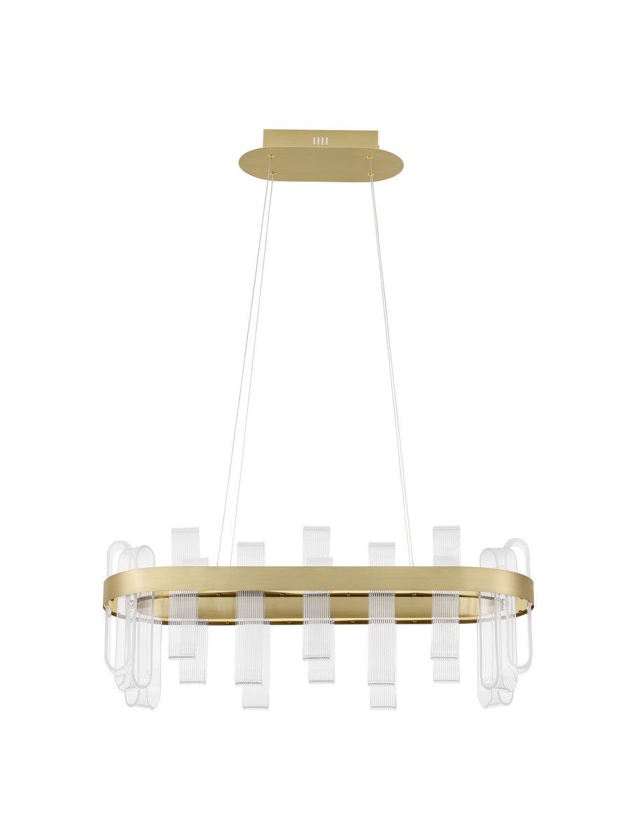 Luces Exclusivas BAJA Wisząca Nowoczesna złoty i odcienie złota 1xLED max 82W 3000K LE43484