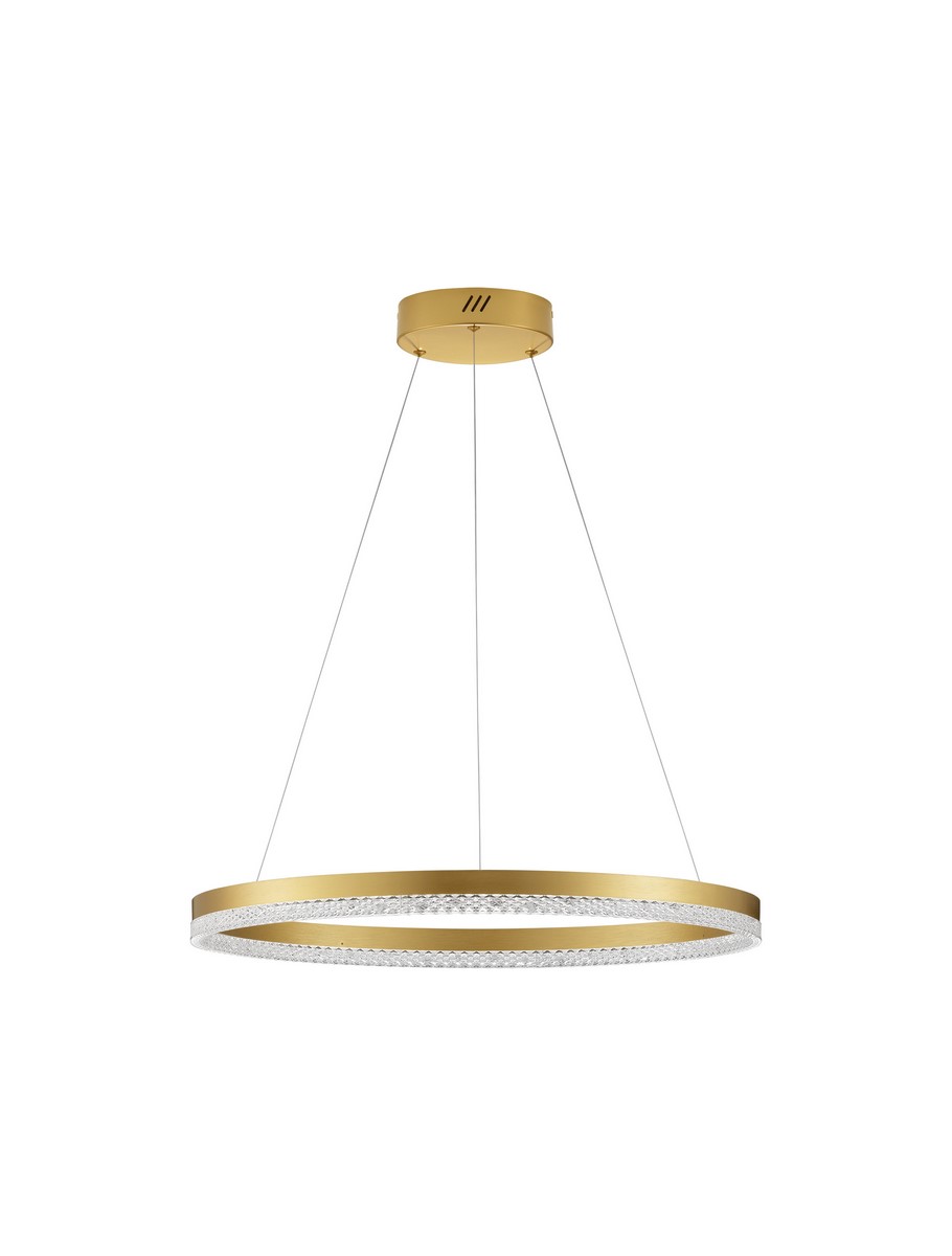 Luces Exclusivas ACACIO Wisząca Nowoczesna złoty i odcienie złota 1xLED max 32W 3000K LE43556