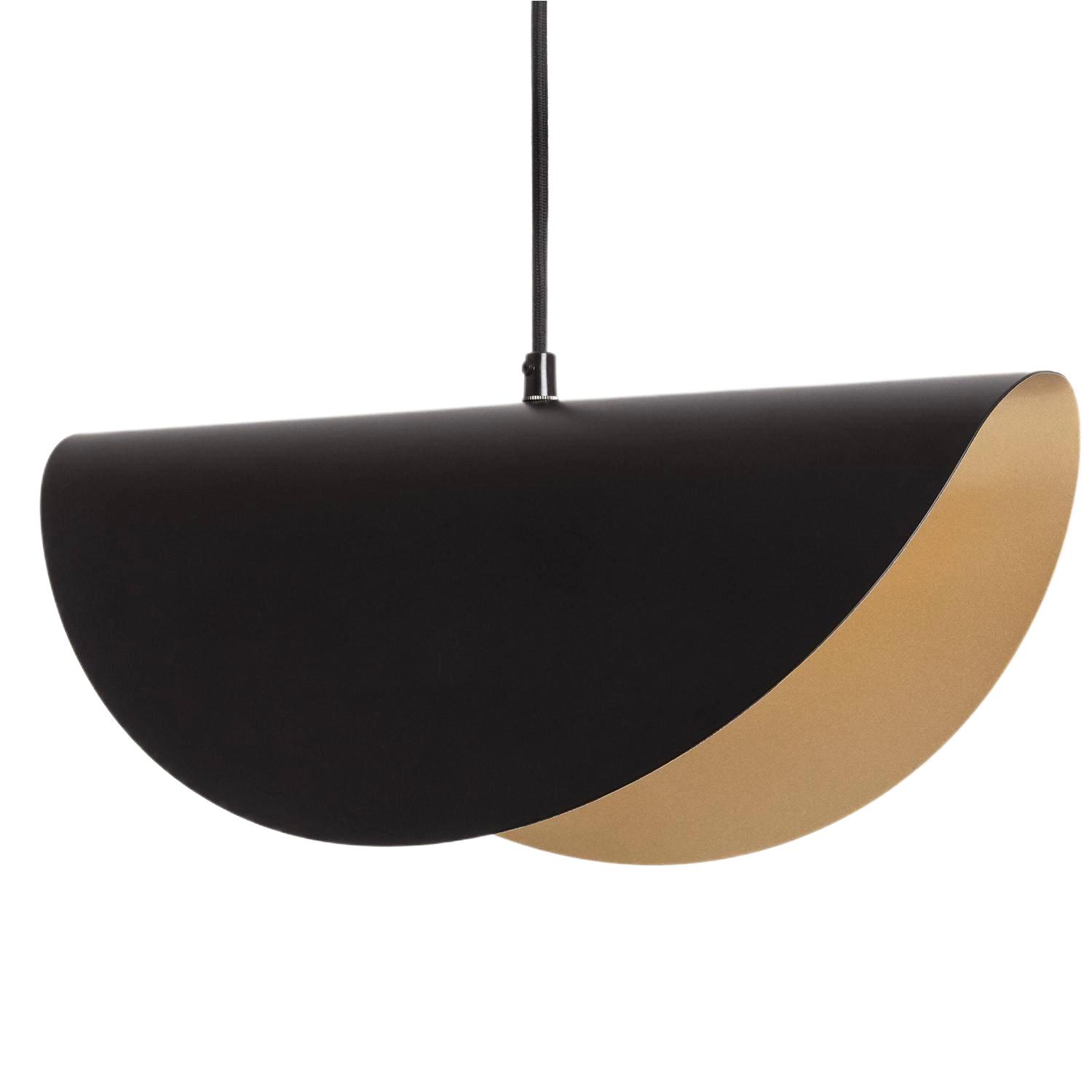 Abruzzo Lampa Wisząca Czarno-złota 40cm E27 Sessanta ABR-LW-SES