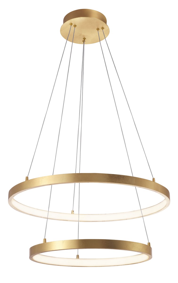 Luces Exclusivas NUEVE Wisząca LED 65W 4650lm 3000K złoty LE41707