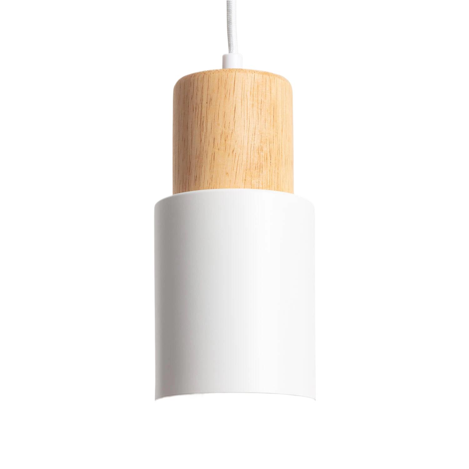 Abruzzo Lampa wisząca nowoczesna skandynawska E27 biała Vita ABR-ZE27-VITA-B