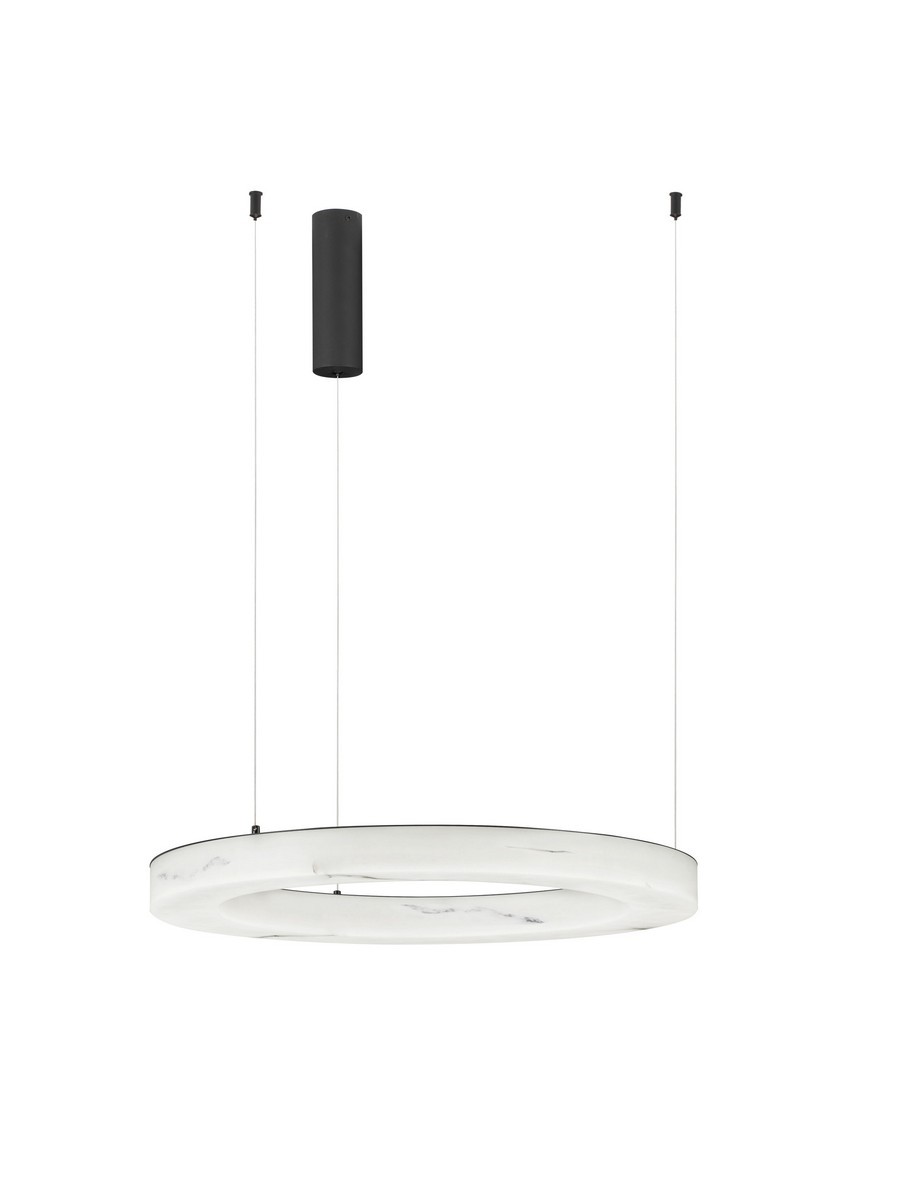 Luces Exclusivas LANZAROTE Lampa Wisząca LED 36W 2149lm 3000K stal/aluminium/tworzywo czarny LE46085