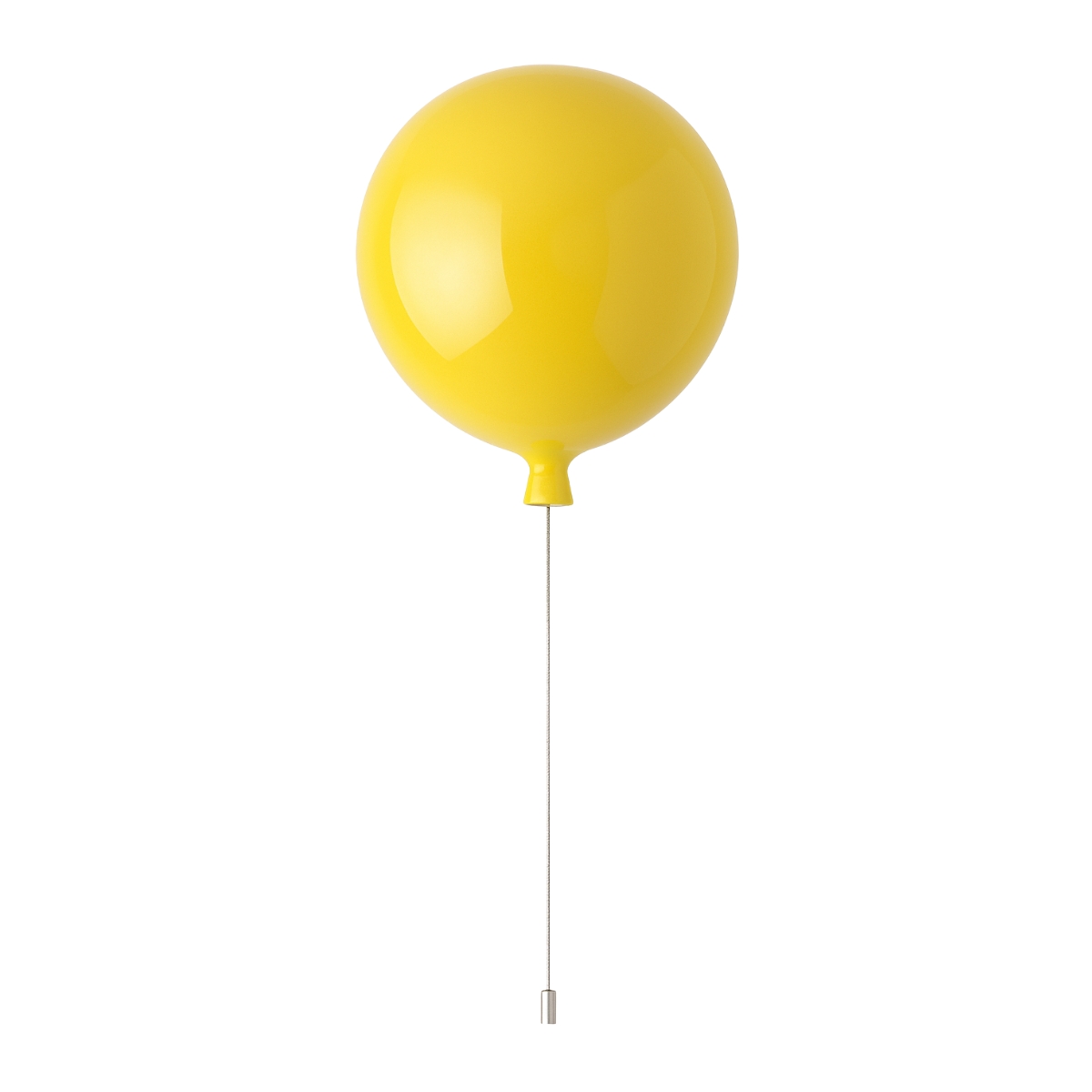 Abigali Lampa wisząca Baloon E27 do pokoju dziecięcego 20cm żółty