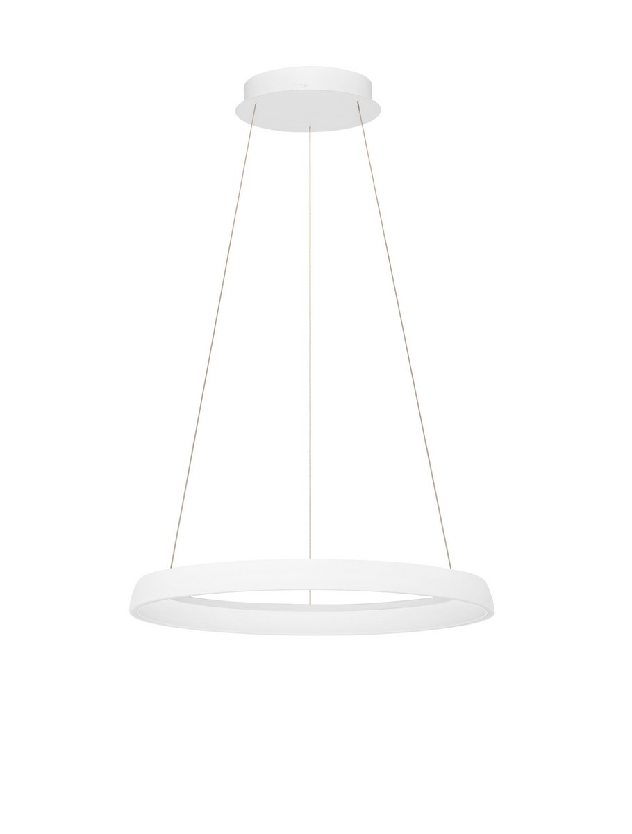 Luces Exclusivas AYLLON Lampa Wisząca LED 61W 2453lm 2700-4000K aluminium/silikon biały LE45898