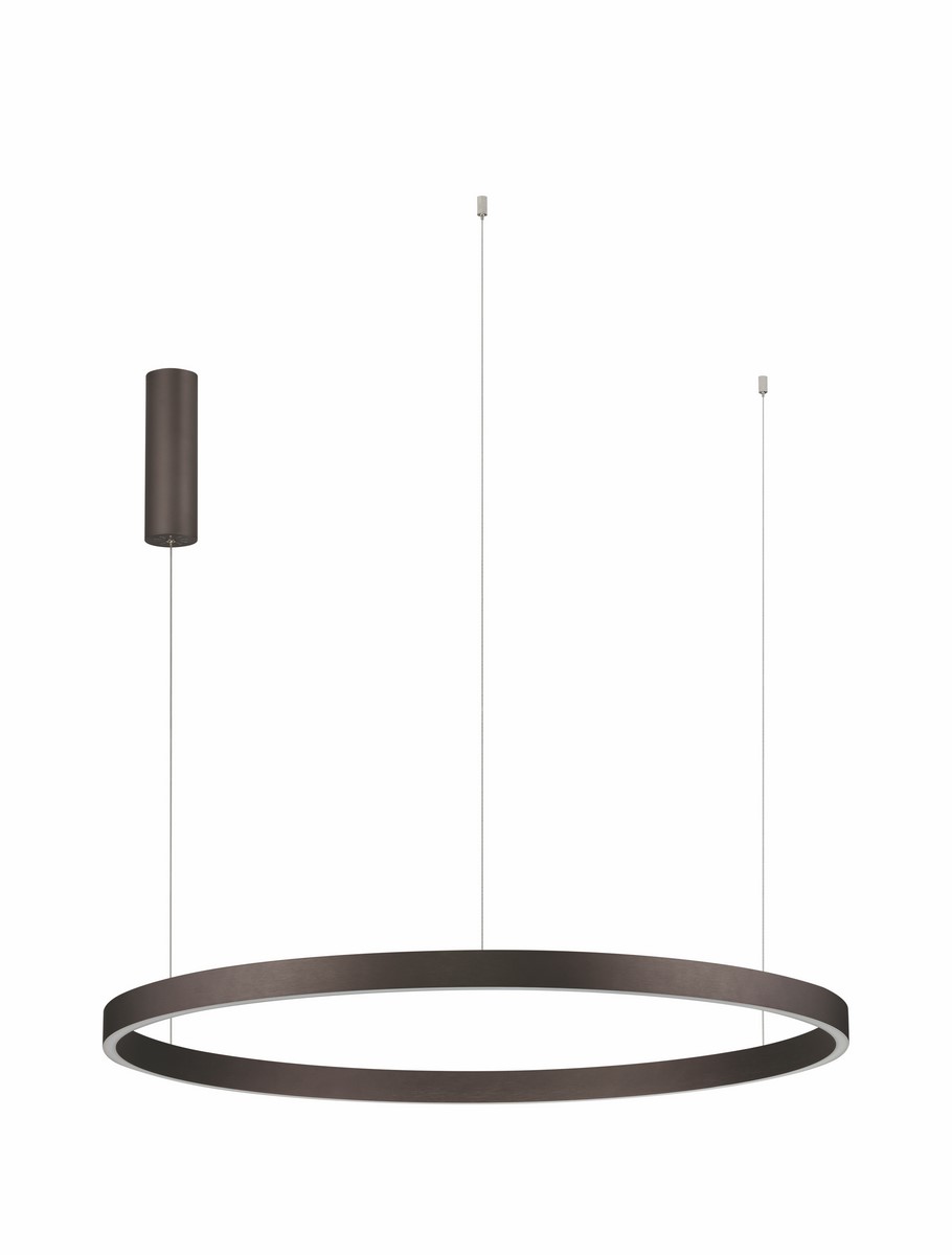 Luces Exclusivas BARI Lampa Wisząca ø 98cm LED 106W 4899lm 3000K aluminium brązowy i odcienie brązu LE44320