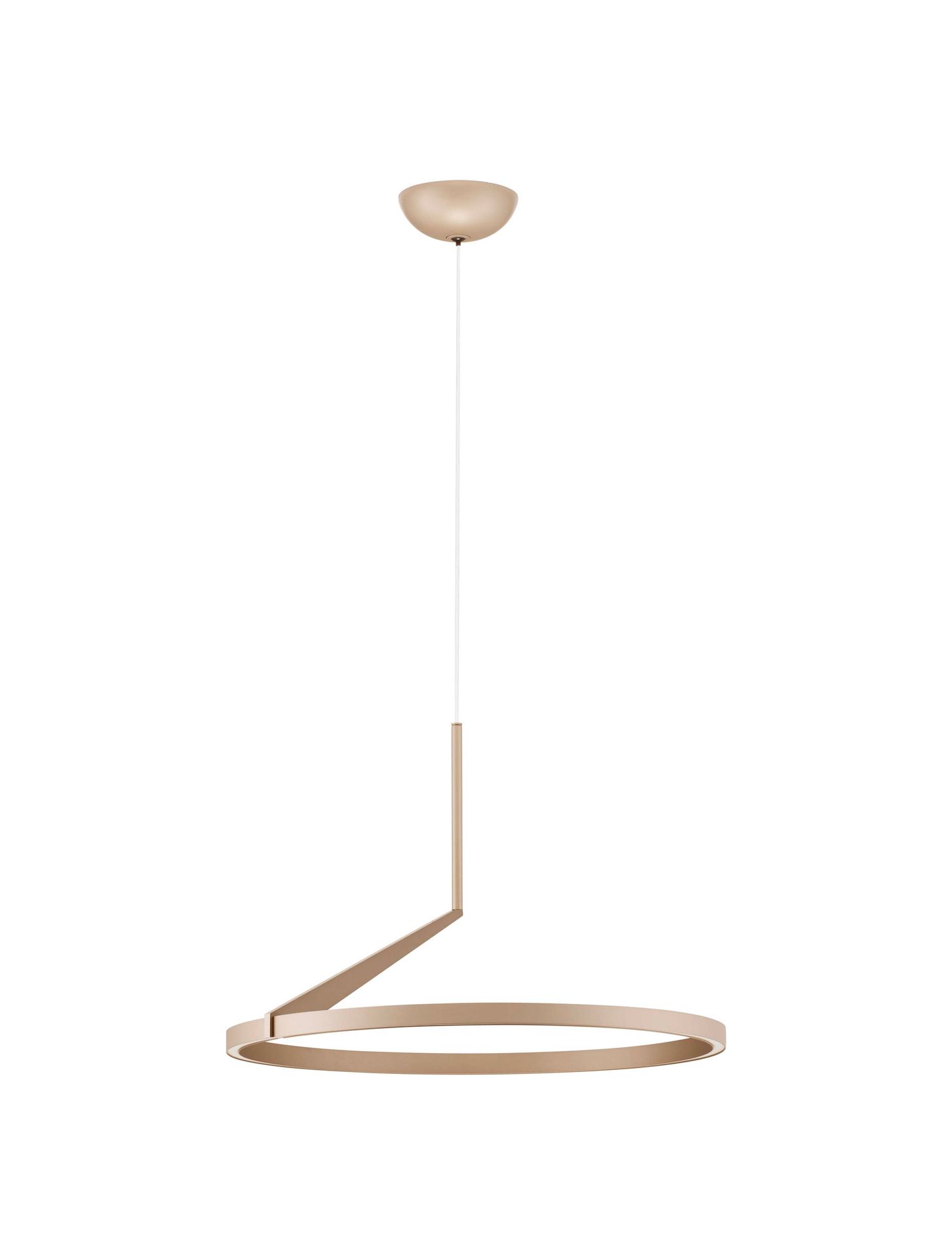 Luces Exclusivas ZUDANEZ Lampa Wisząca LED 31W 2210lm 2700-3000-4000K aluminium złoty i odcienie złota LE44773